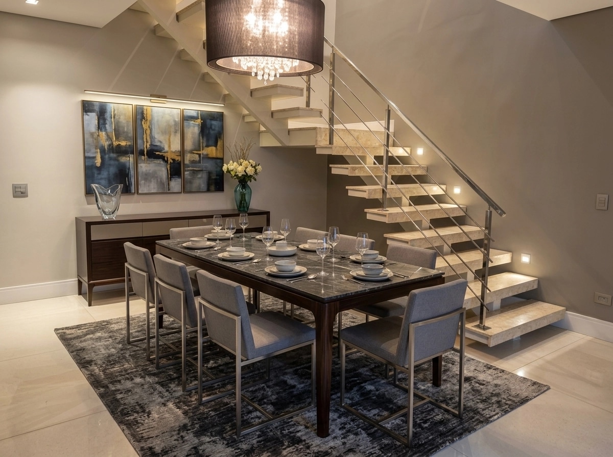 Interior design in Contemporary style — dining_room by GenRoom AI