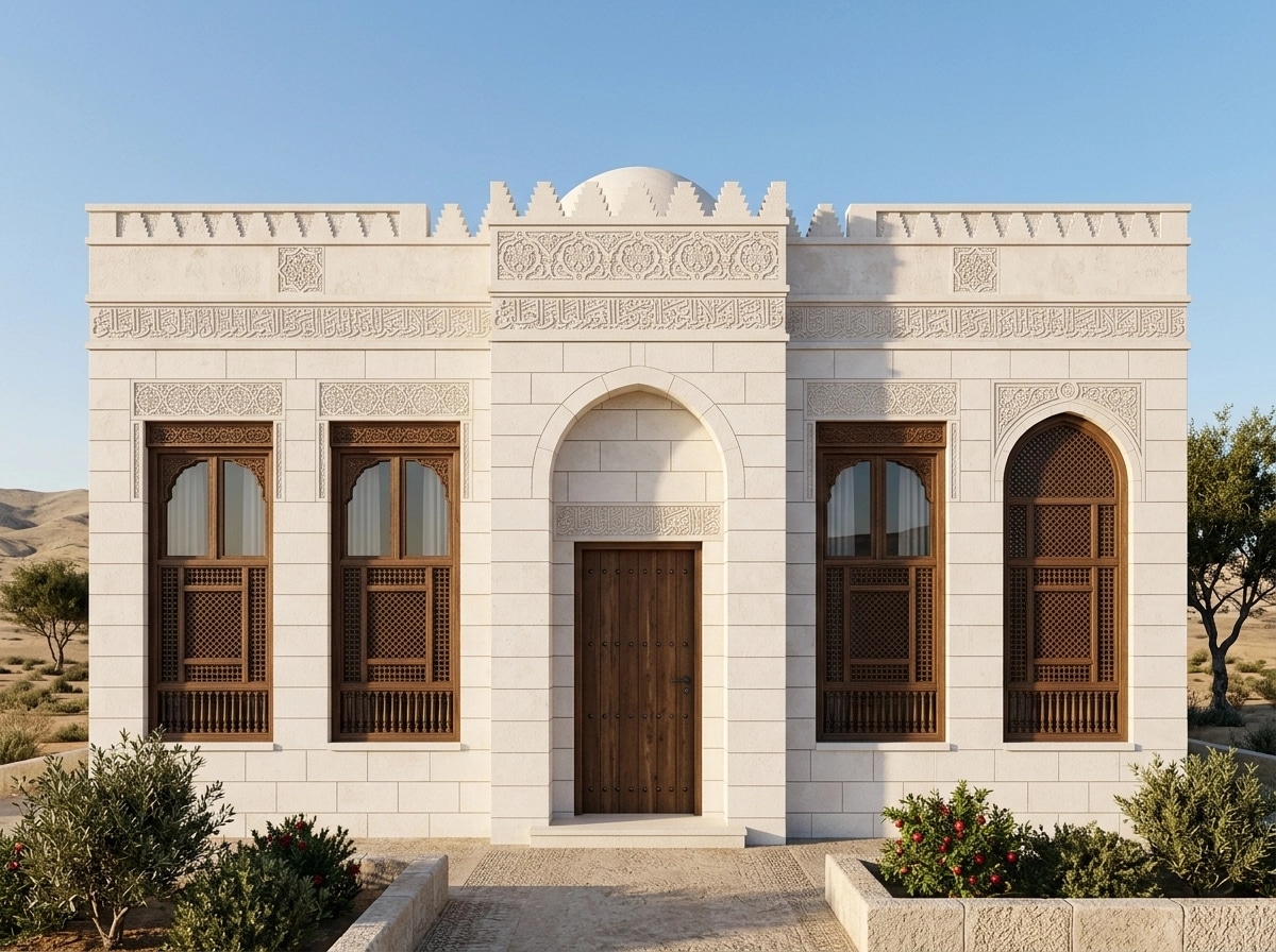 Arabian Facade Facade design — facade photo by GenRoom AI