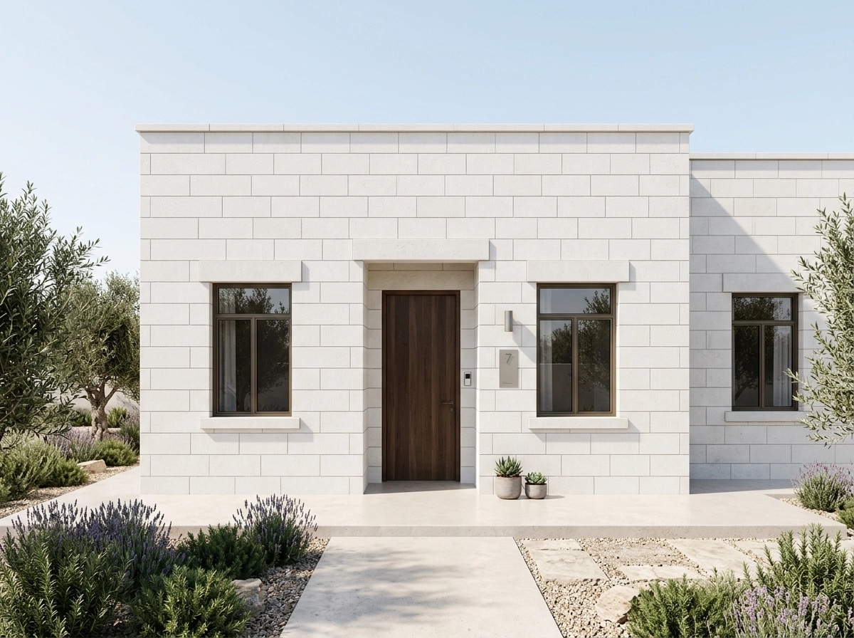 Facade design in Minimalist Facade style — photo by GenRoom AI