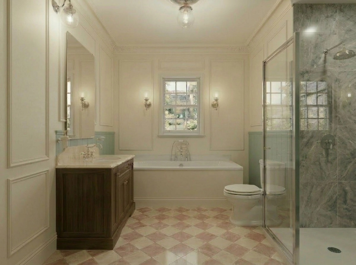 Classic Bathroom design — interior photo by GenRoom AI
