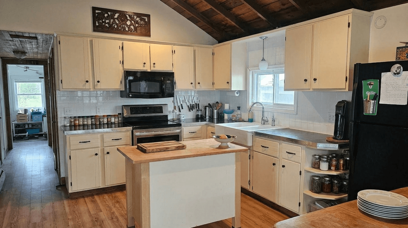 Kitchen interior in no_style style — photo by GenRoom AI