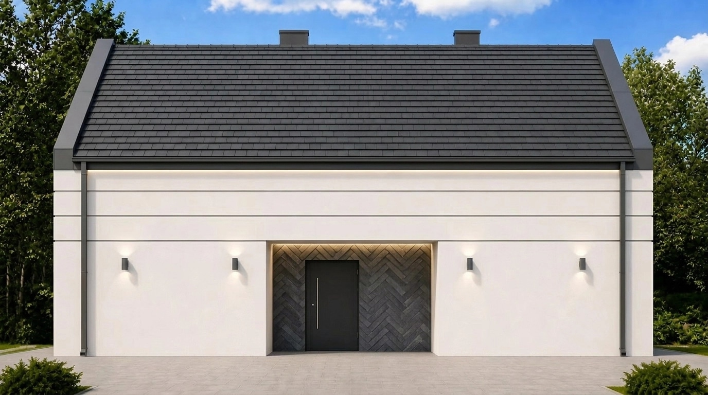 Contemporary Facade Cephe design — facade photo by GenRoom AI