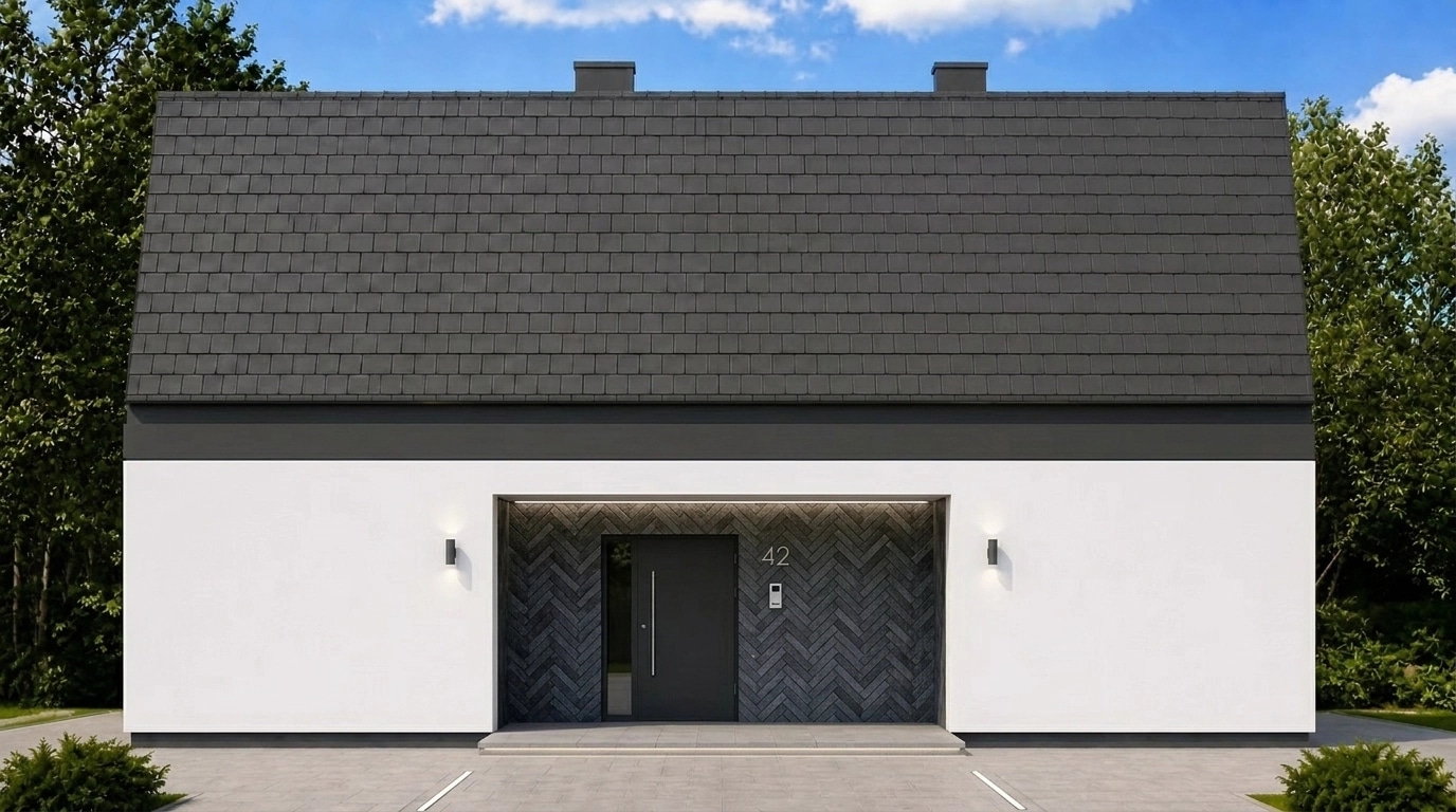 Minimalist Facade Facade design — facade photo by GenRoom AI