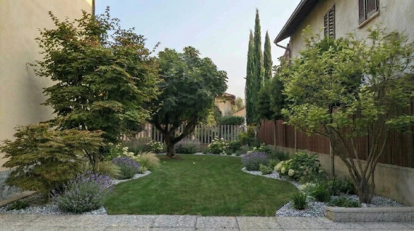 Yard design in no_style style — photo by GenRoom AI