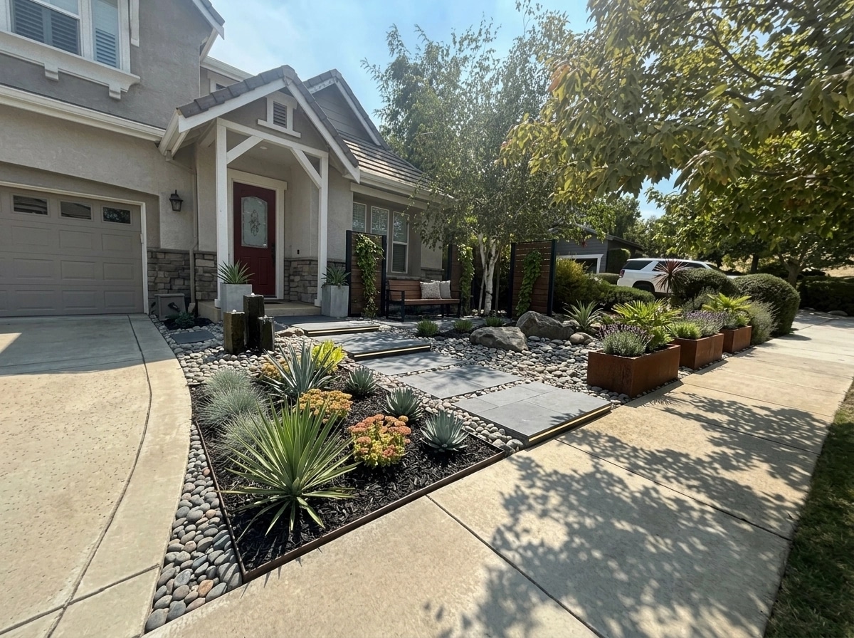 Contemporary Yard Yard design — yard photo by GenRoom AI