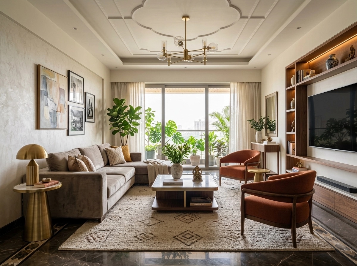 Interior design in Contemporary style — Living Room by GenRoom AI