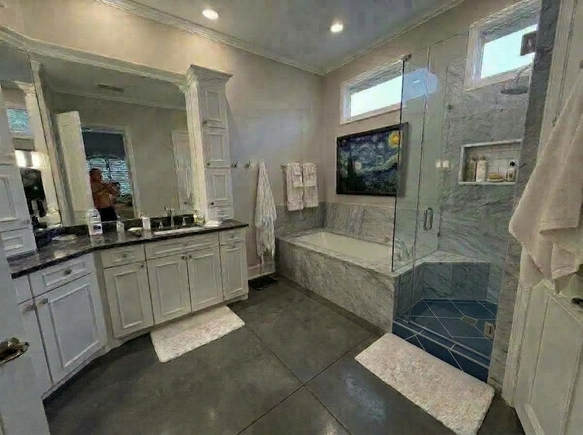 Bathroom interior in no_style style — photo by GenRoom AI