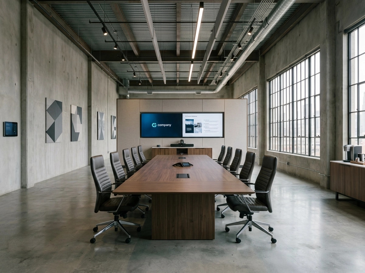 Interior design in Contemporary style — meeting_room by GenRoom AI