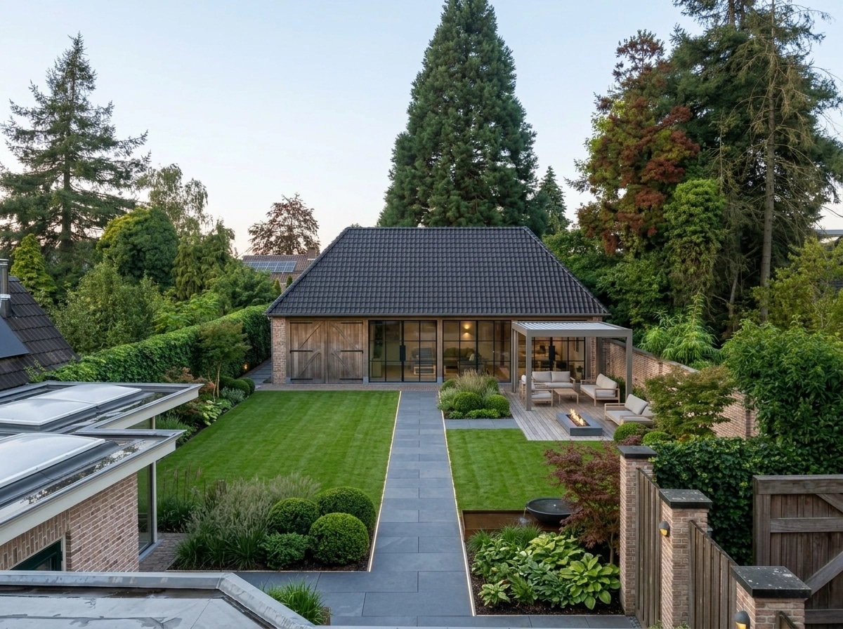 Landscape design in Contemporary Yard style — Yard by GenRoom AI