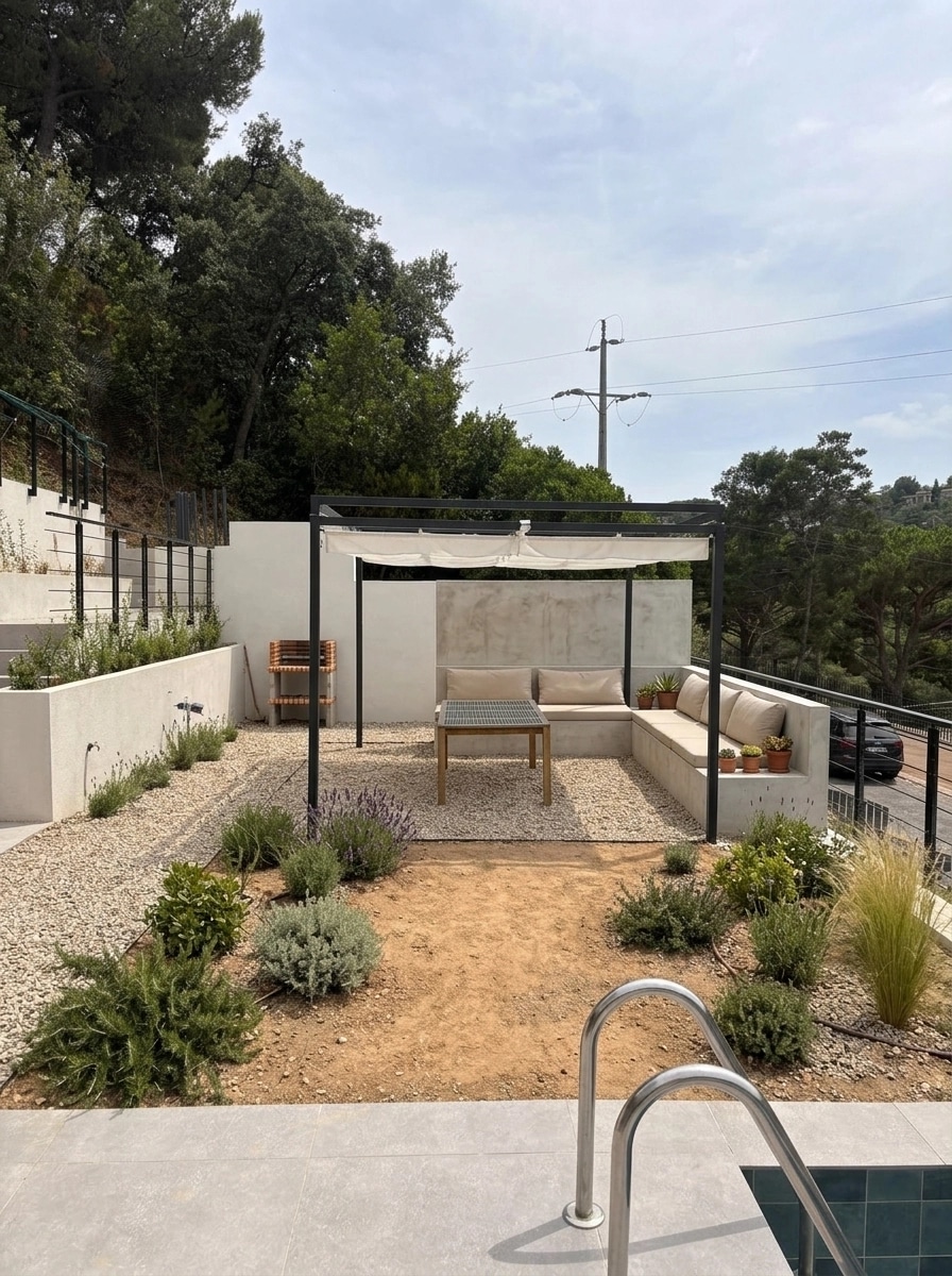 Yard design in no_style style — photo by GenRoom AI