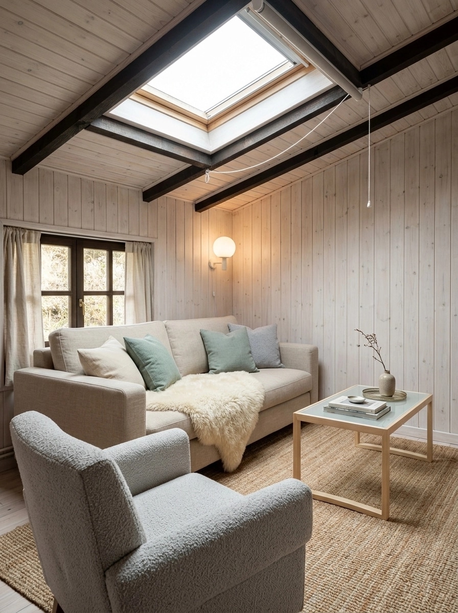 Scandinavian Living Room design — interior photo by GenRoom AI
