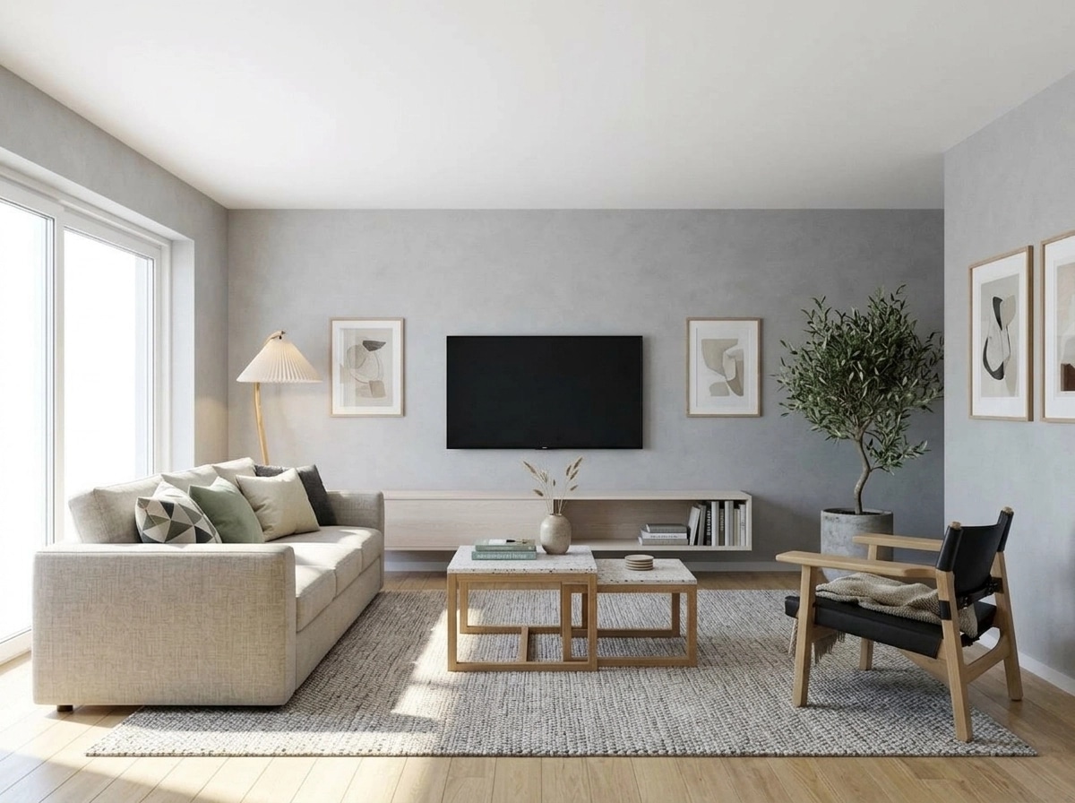 Scandinavian Living Room design — interior photo by GenRoom AI