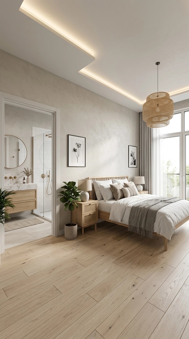 Interior design in Scandinavian style — Bedroom by GenRoom AI