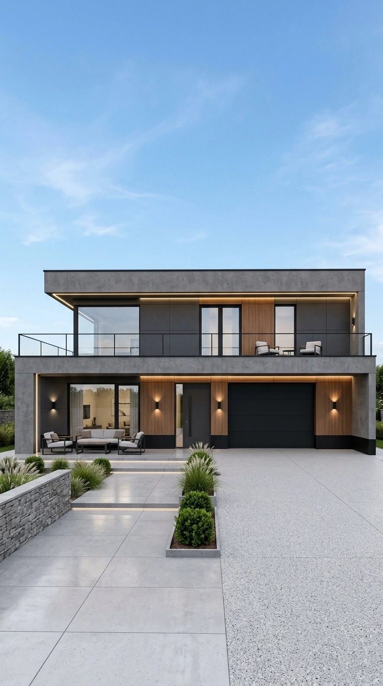 Contemporary Facade Facade design — facade photo by GenRoom AI