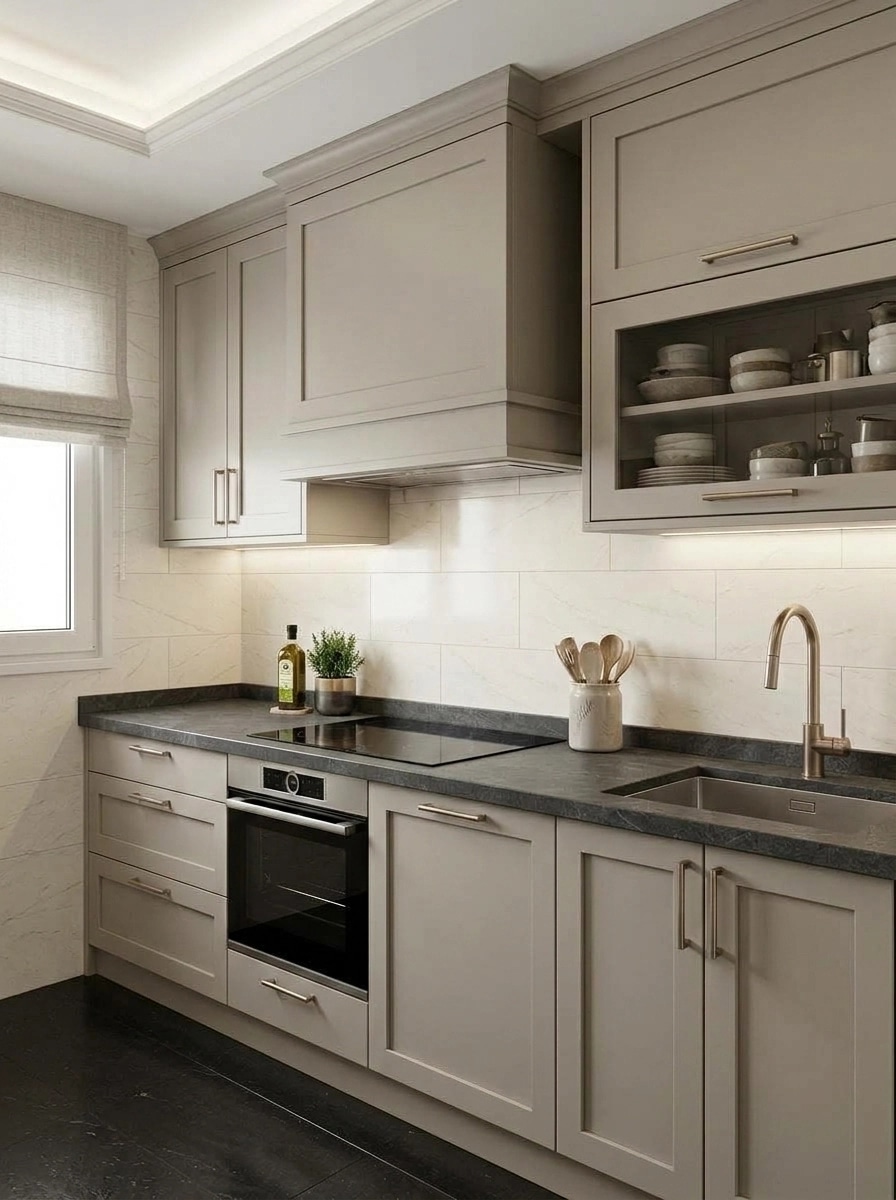Interior design in Transitional style — Kitchen by GenRoom AI