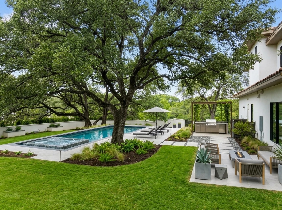 Contemporary Yard Yard design — yard photo by GenRoom AI