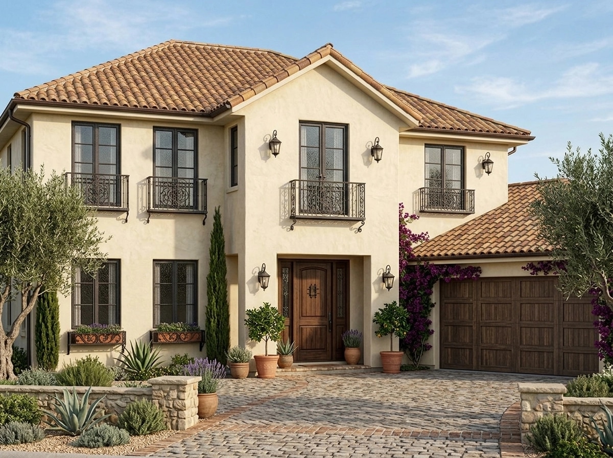 Facade design in Mediterranean Facade style — Facade by GenRoom AI