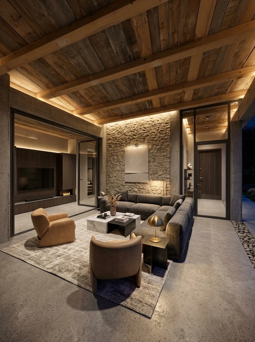 Interior design in Contemporary style — Living Room by GenRoom AI