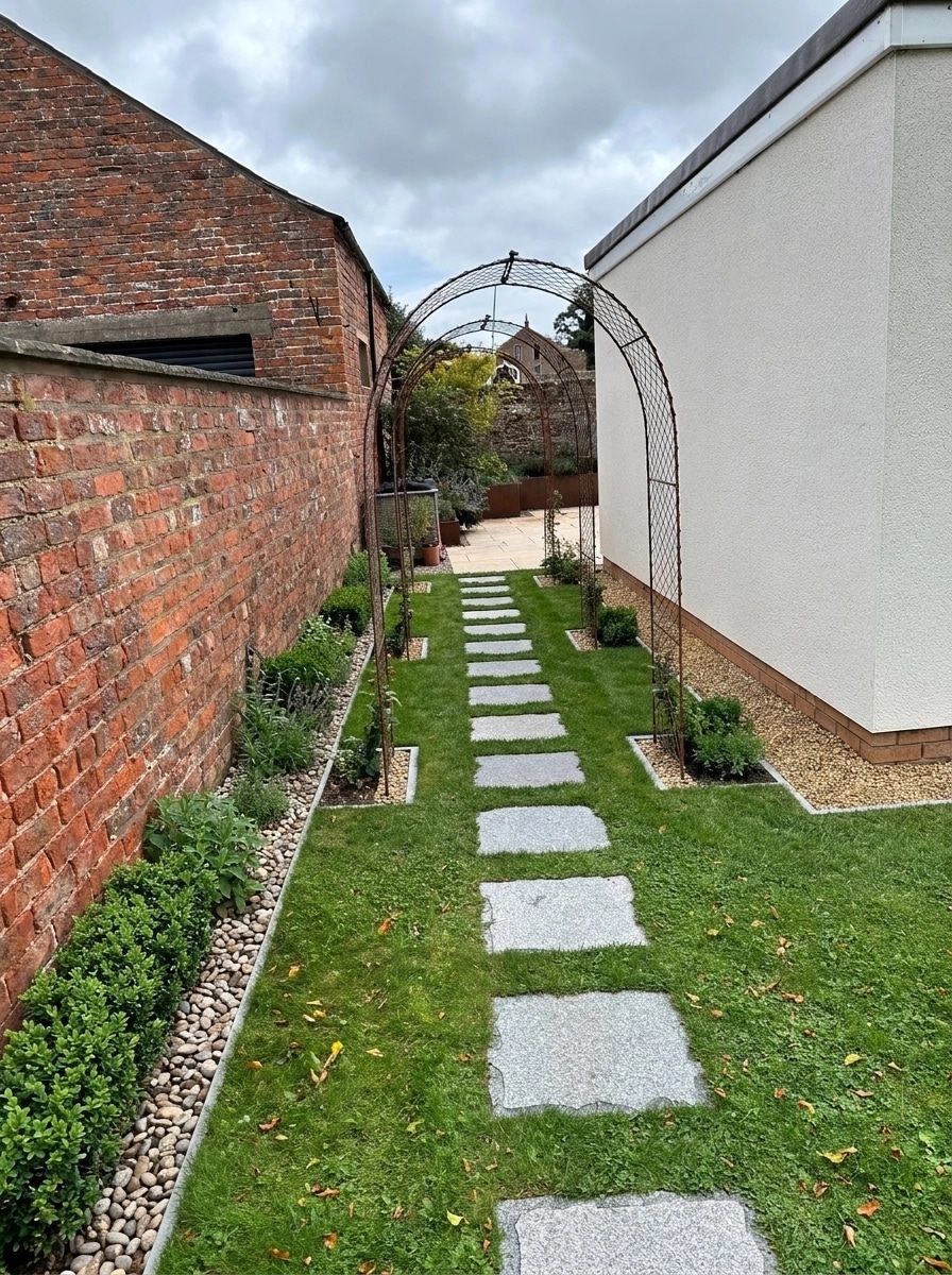 Landscape design in English Cottage Garden style — Yard by GenRoom AI