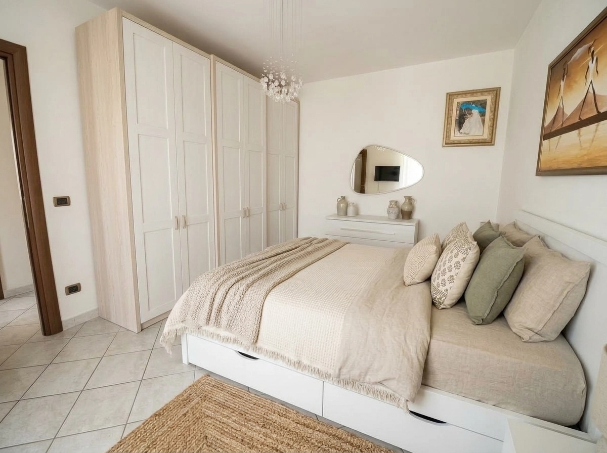 Interiördesign i stilen Modern Farmhouse — Sovrum av GenRoom AI