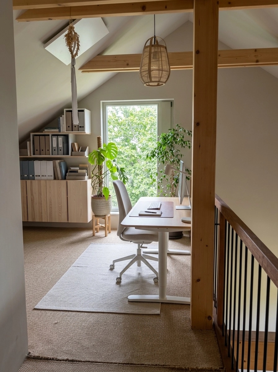 Scandinavian Office design — interior photo by GenRoom AI