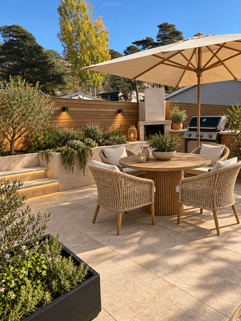 Mediterranean Yard Yard design — yard photo by GenRoom AI