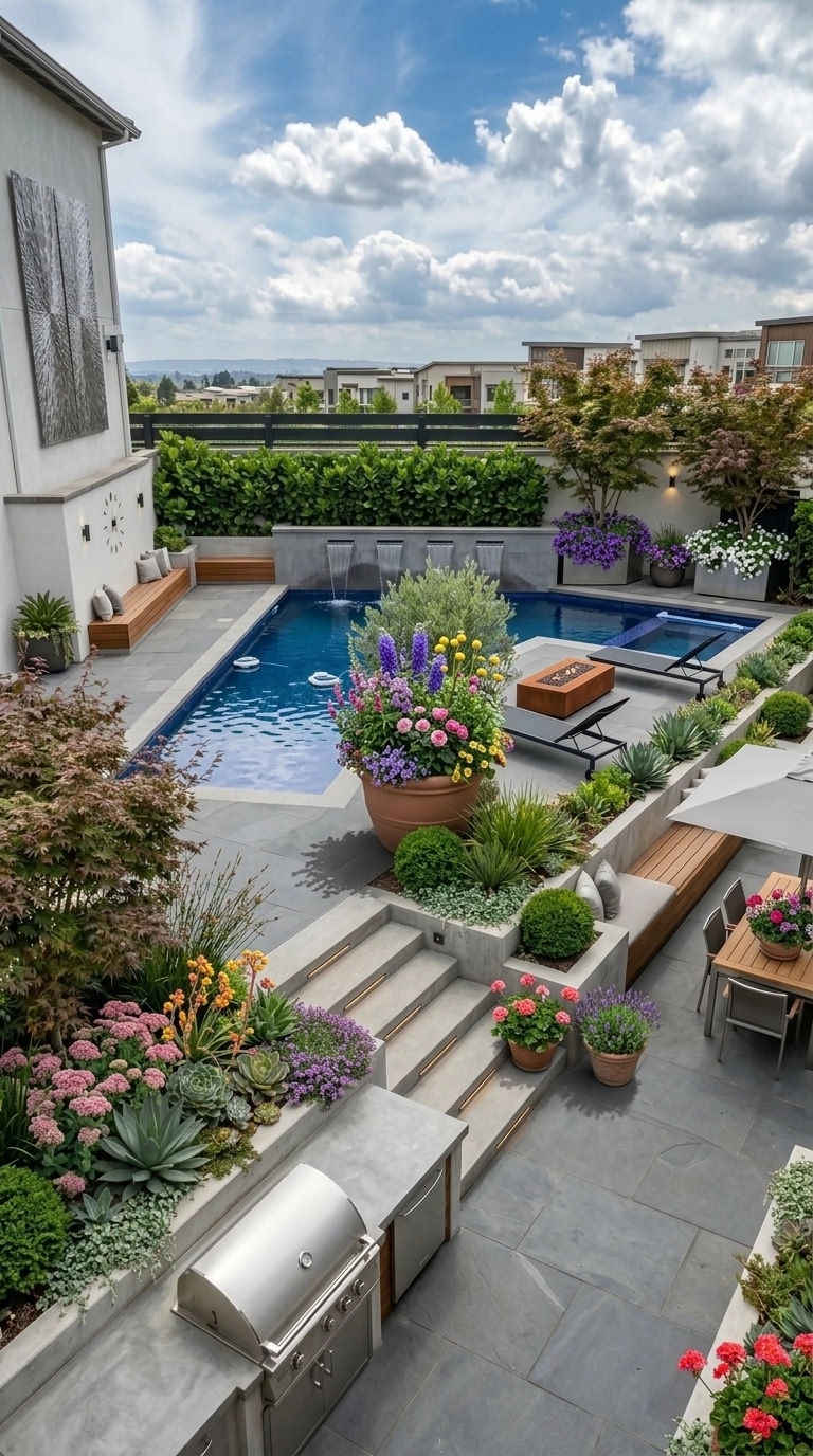 Contemporary Yard Yard design — yard photo by GenRoom AI