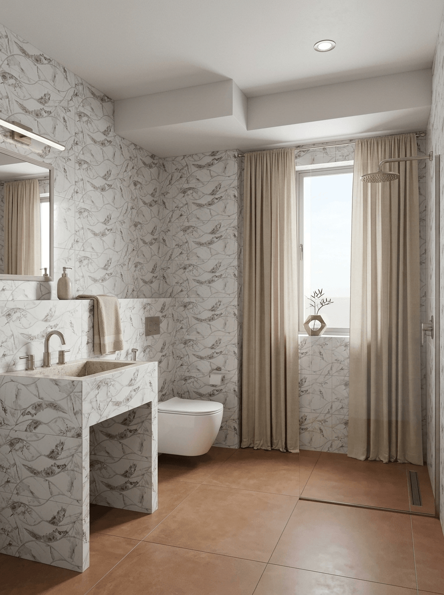 Bathroom interior in no_style style — photo by GenRoom AI