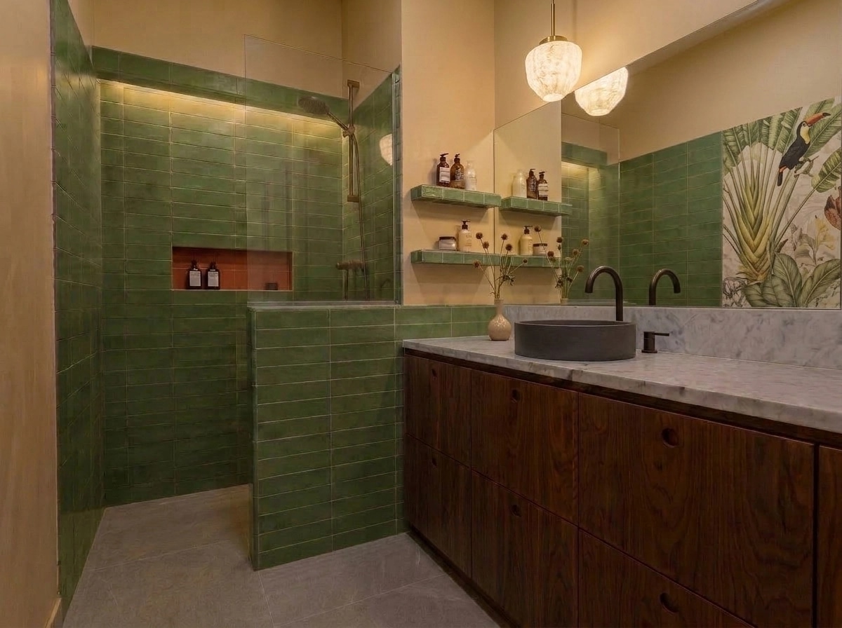 Bathroom interior in no_style style — photo by GenRoom AI