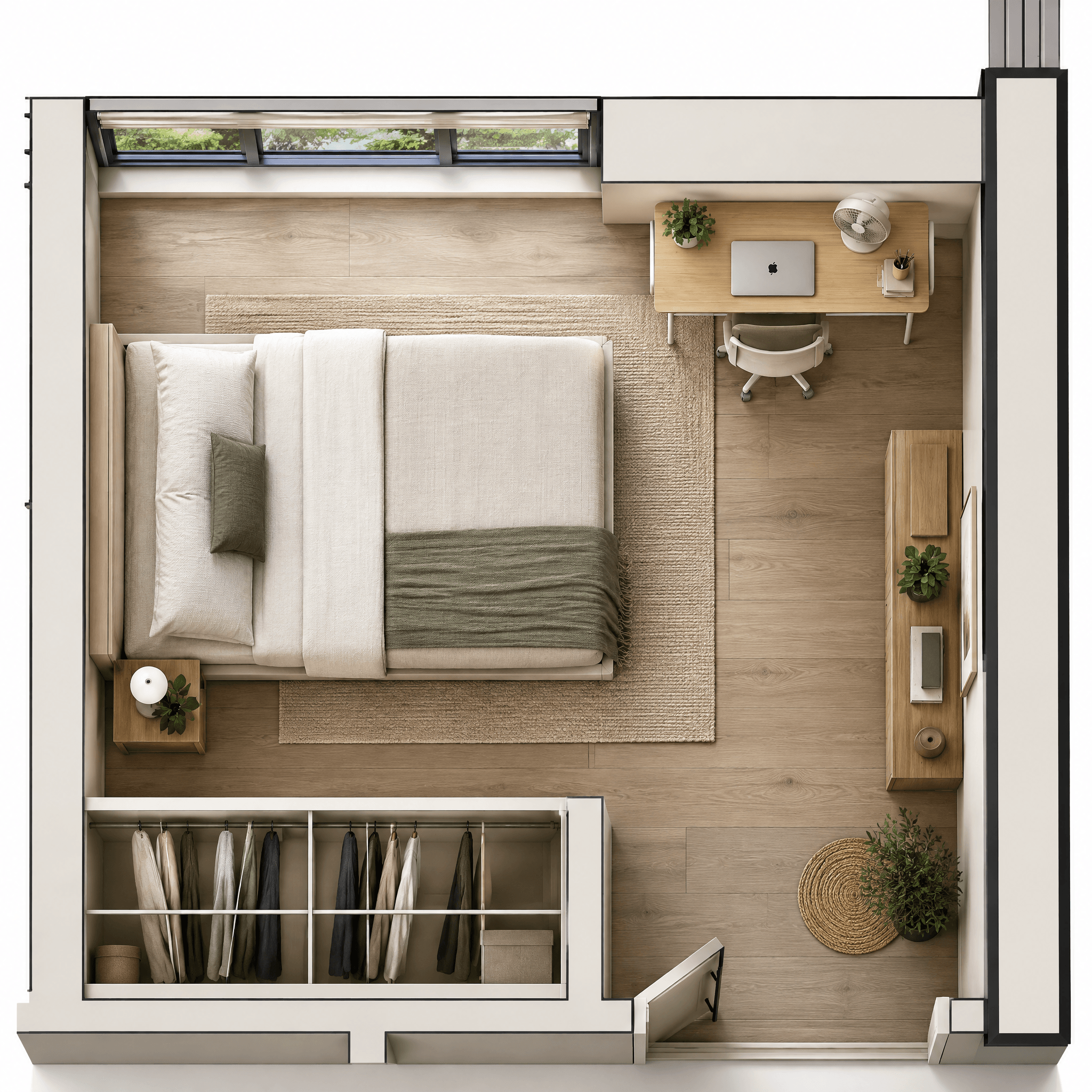 Minimalism Living Room design — interior photo by GenRoom AI