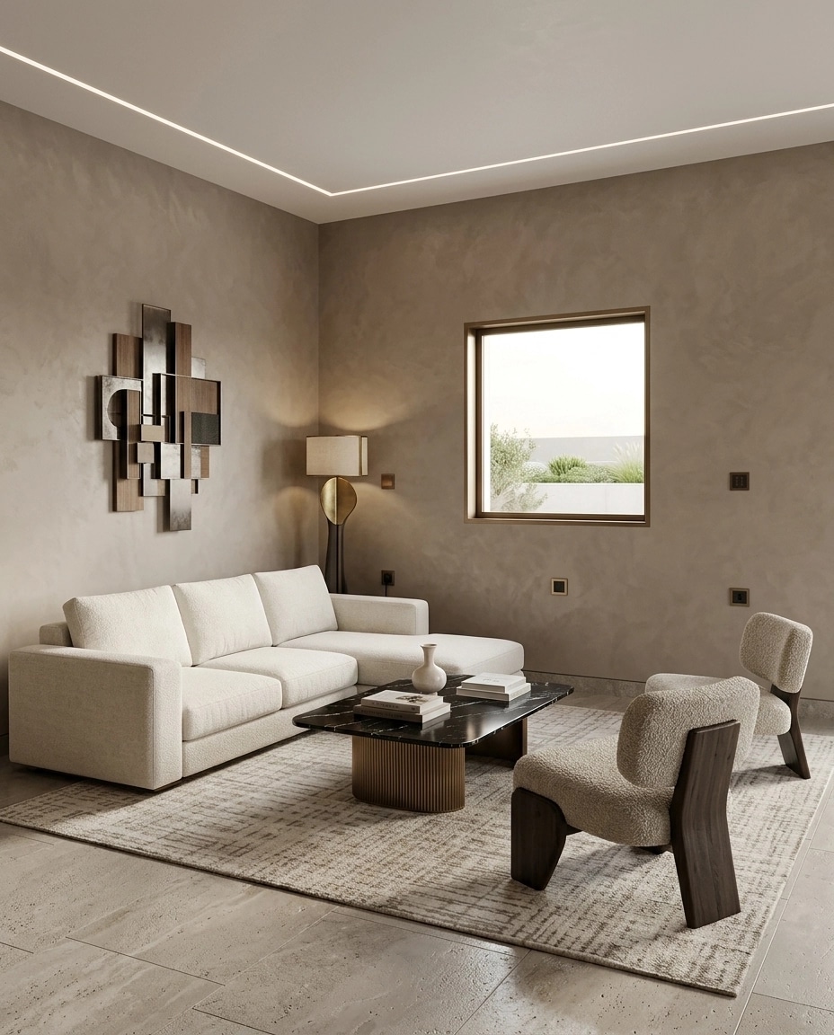 Interior design in Contemporary style — Living Room by GenRoom AI