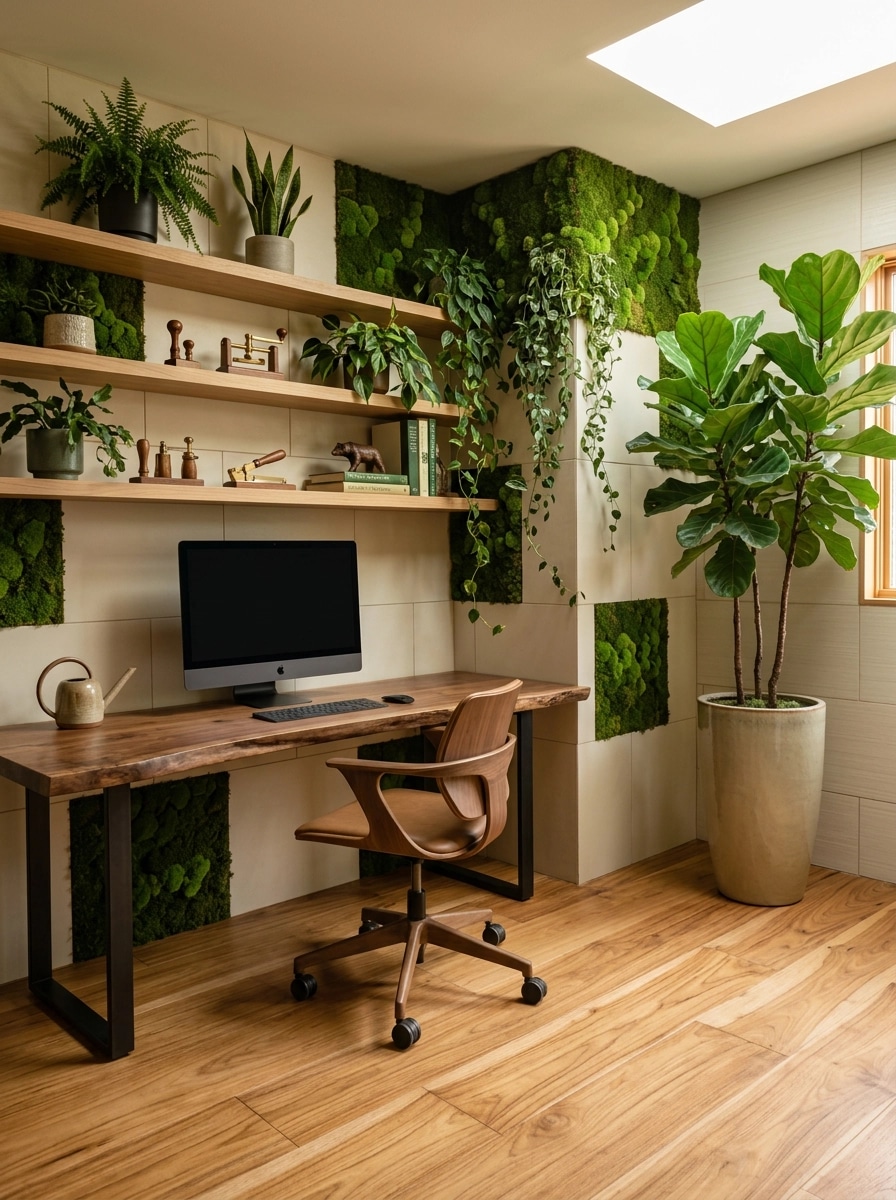 Interior design in Biophilic style — Office by GenRoom AI