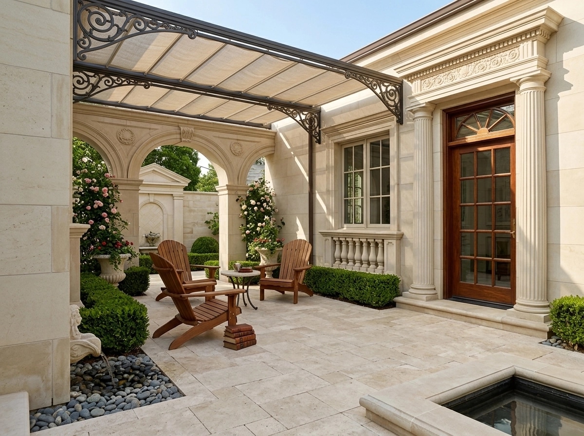 Neoclassic Facade Fachada design — facade photo by GenRoom AI