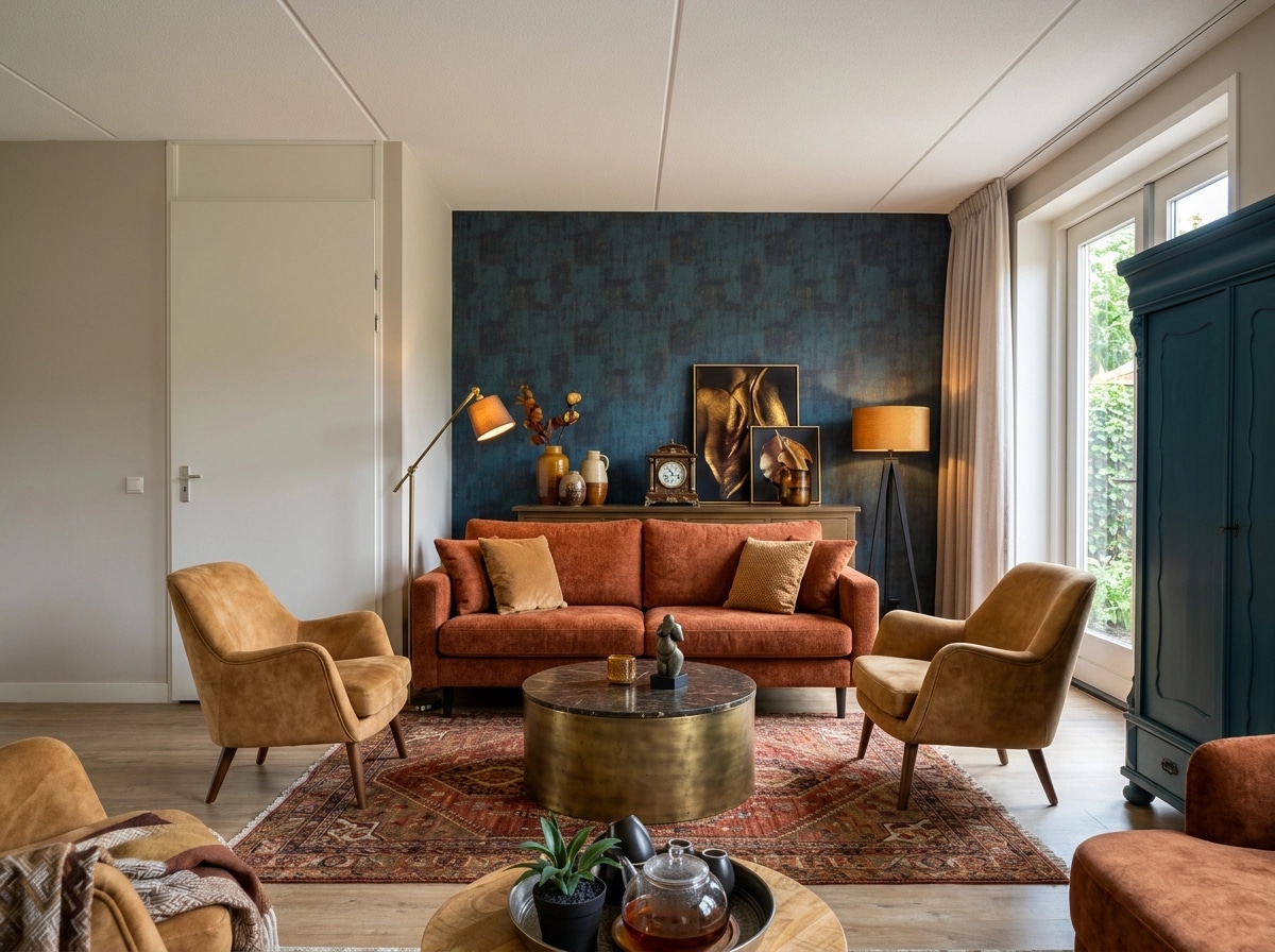 Interior design in Contemporary style — Living Room by GenRoom AI