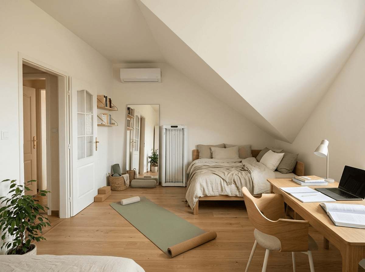 Scandinavian Bedroom design — interior photo by GenRoom AI