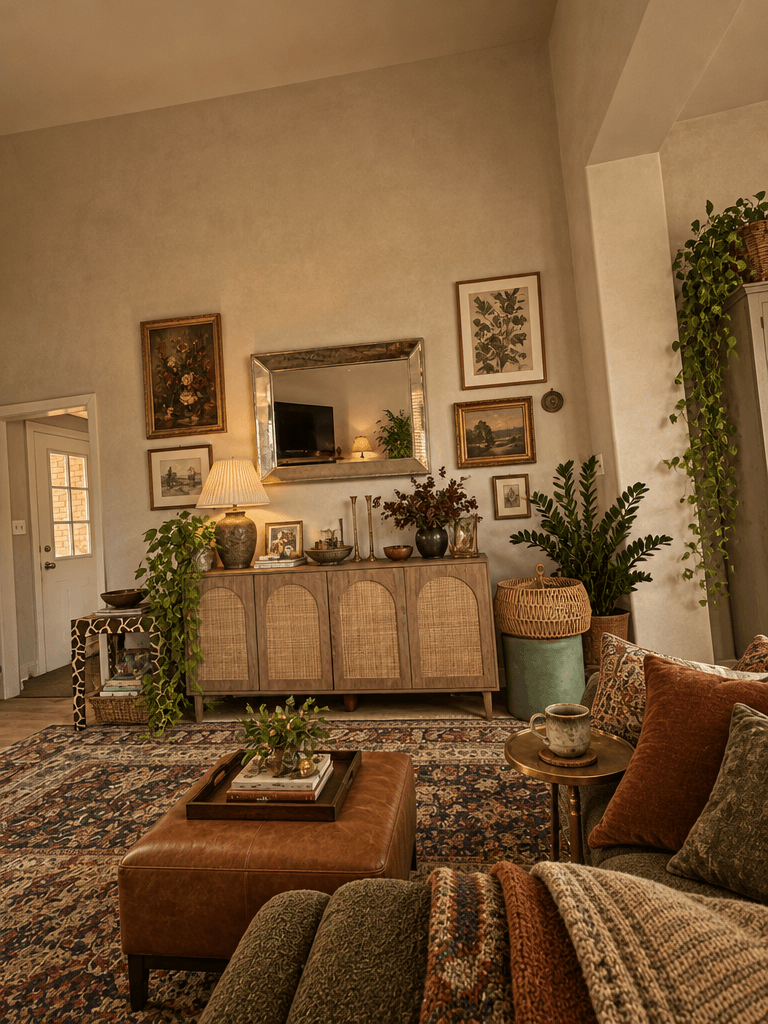 Diseño de interiores en estilo Eclectic — Salón por GenRoom AI