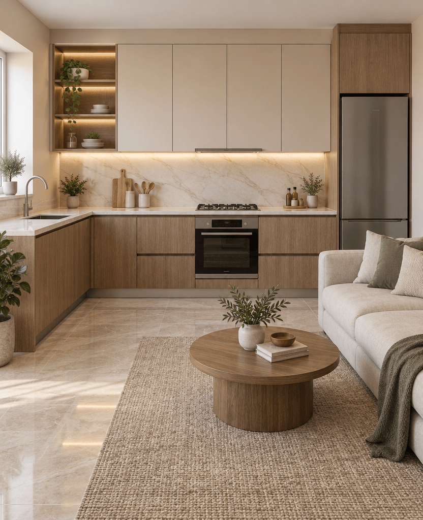 Contemporary Kitchen design — interior photo by GenRoom AI