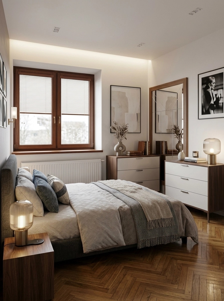 Contemporary Bedroom design — interior photo by GenRoom AI