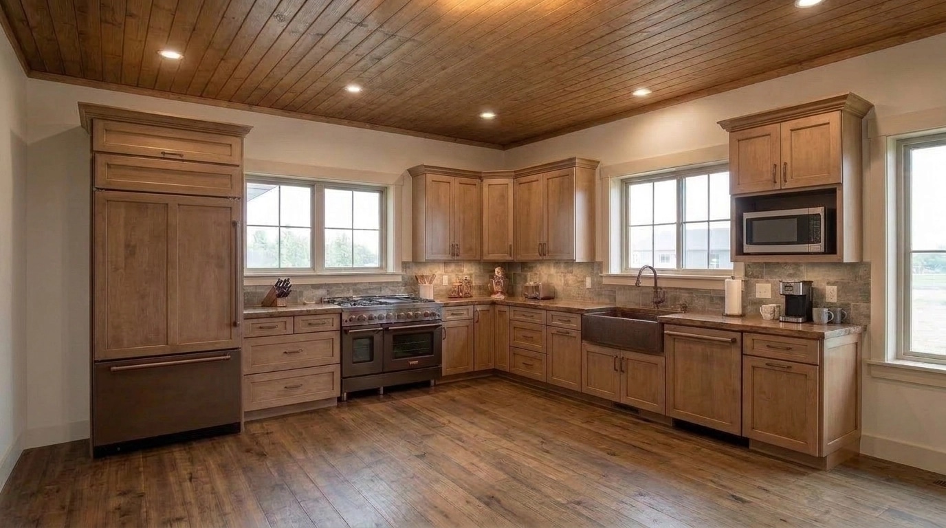Modern Farmhouse Kitchen design — interior photo by GenRoom AI