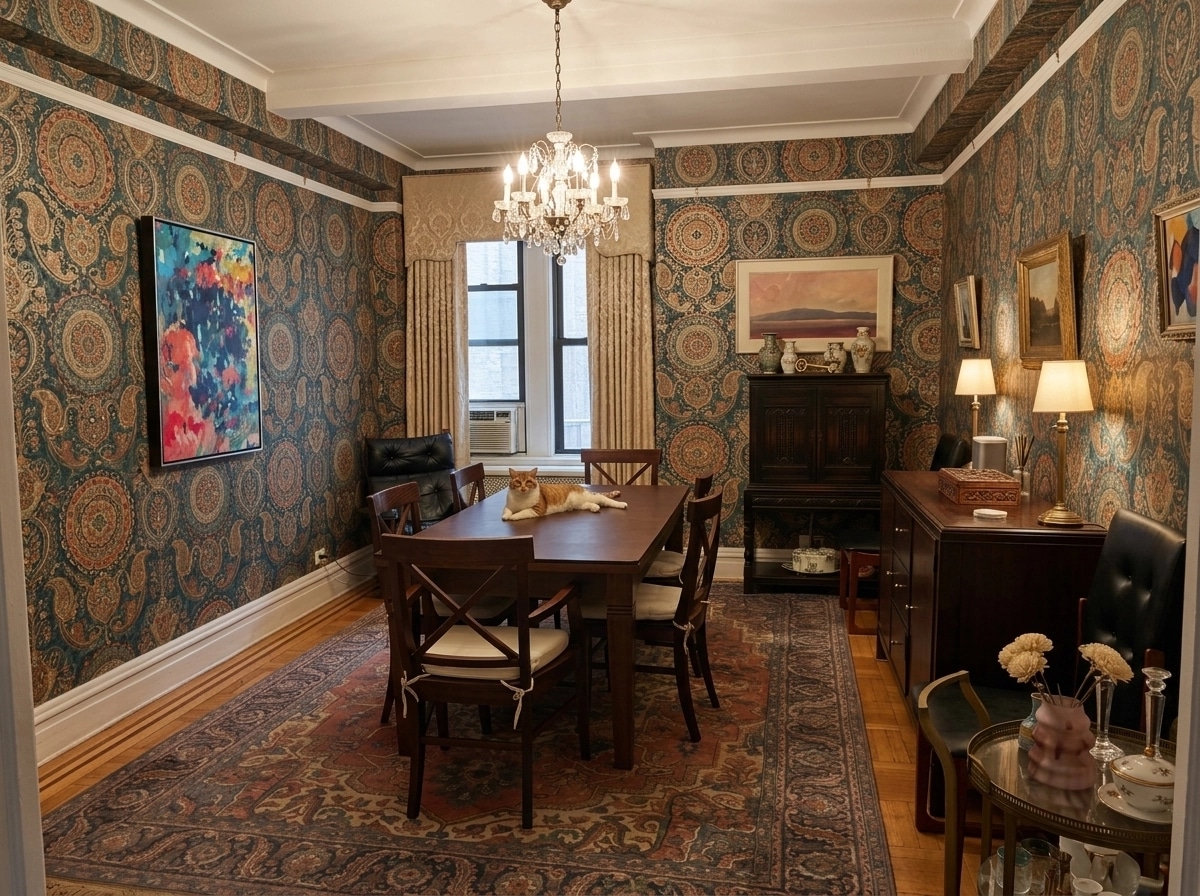 Interior design in Bohemian style — dining_room by GenRoom AI