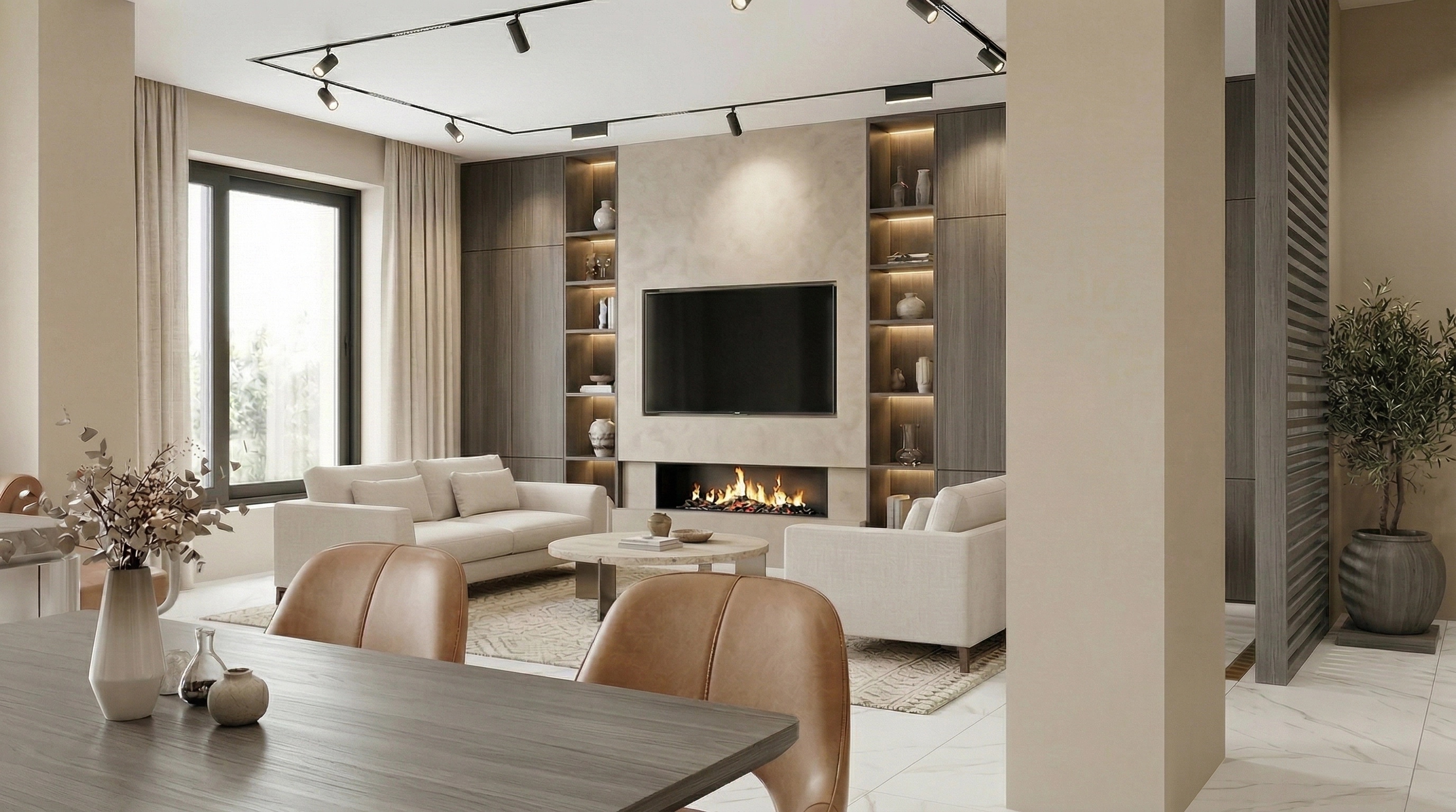 Interior design in Mediterranean style — Living Room by GenRoom AI