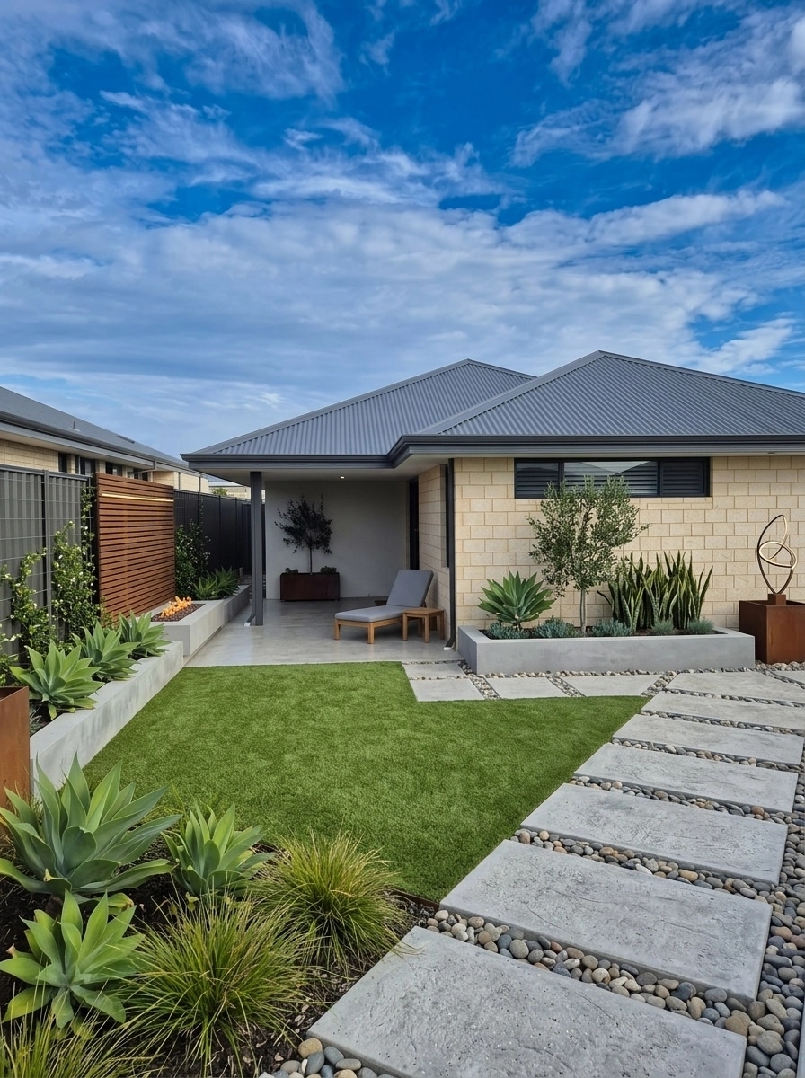 Contemporary Yard Yard design — yard photo by GenRoom AI