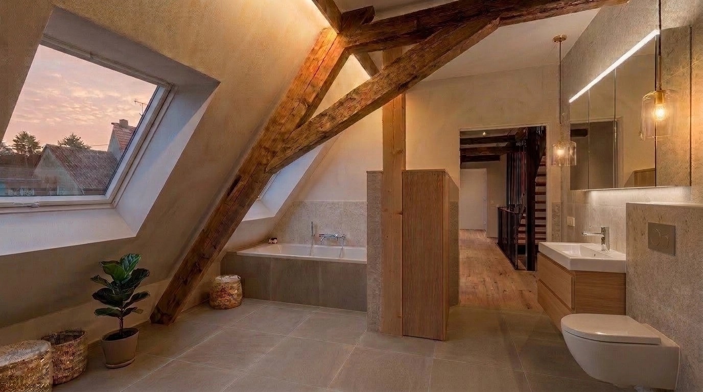 Interior design in Scandinavian style — Bathroom by GenRoom AI