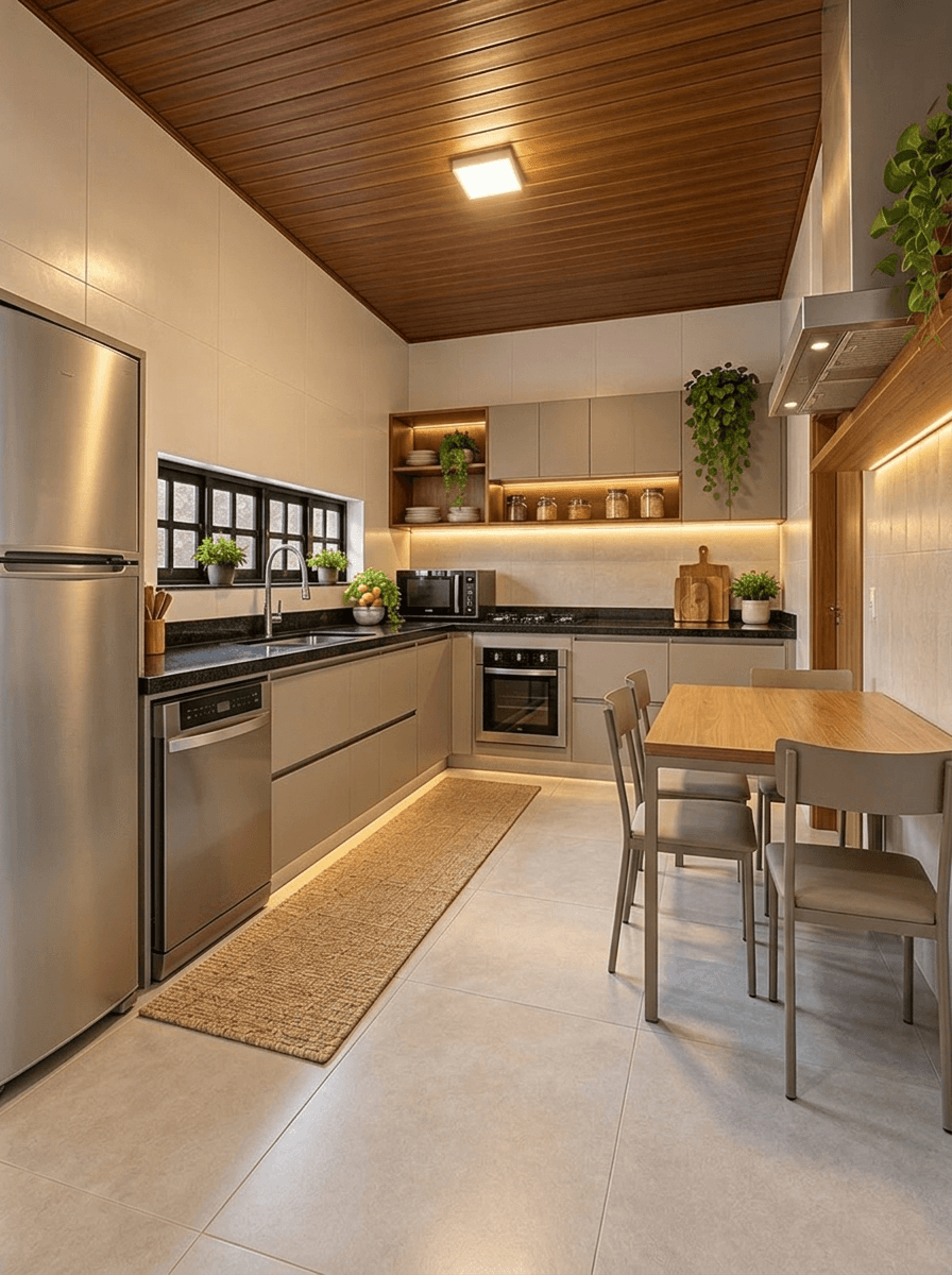 Interior design in Contemporary style — Kitchen by GenRoom AI
