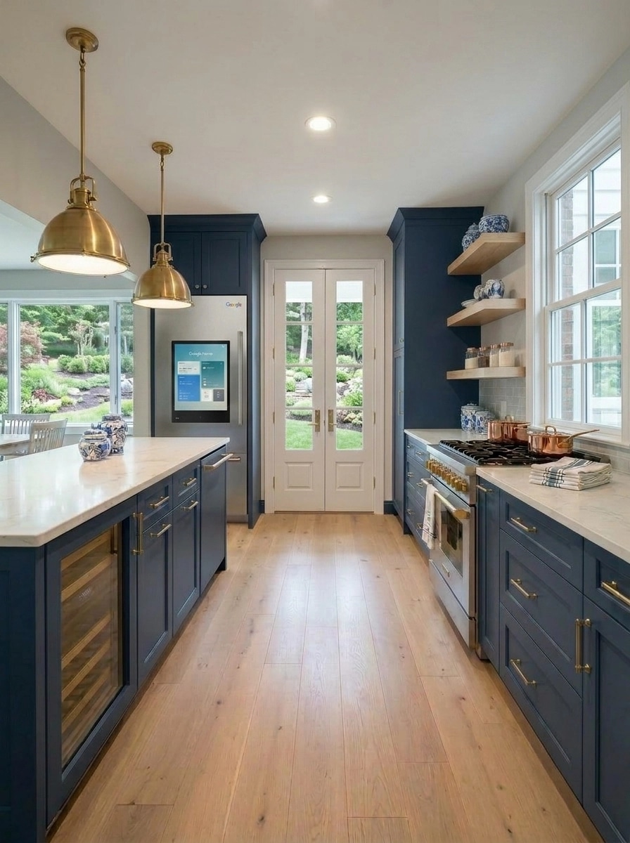 Interior design in Coastal / Hamptons style — Kitchen by GenRoom AI