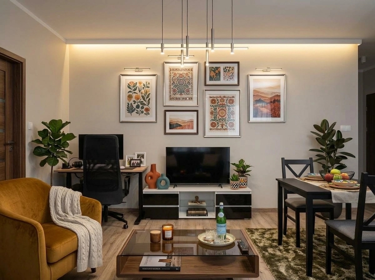 Interior design in Contemporary style — Living Room by GenRoom AI