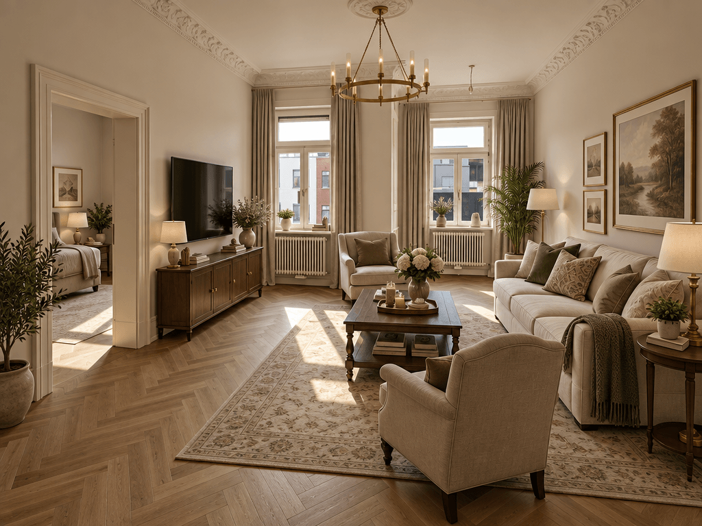 Interior design in Classic style — Living Room by GenRoom AI
