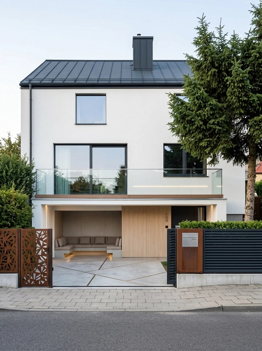 Contemporary Facade Facade design — facade photo by GenRoom AI