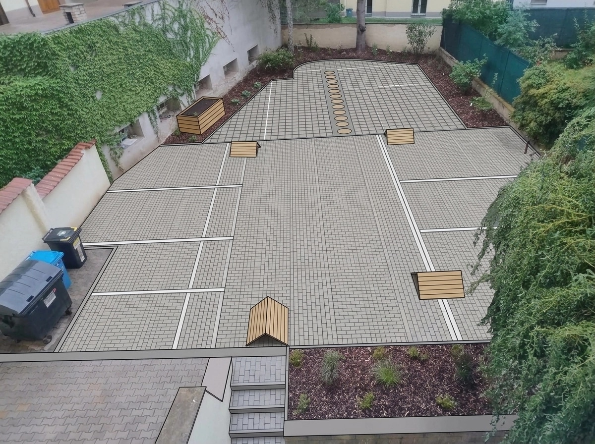 Classic Garden Yard design — yard photo by GenRoom AI