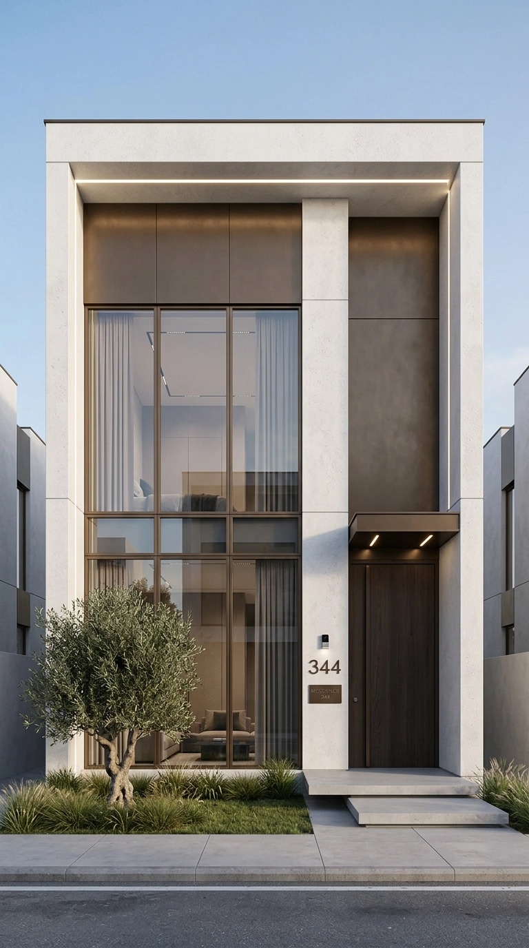Minimalist Facade Facade design — facade photo by GenRoom AI